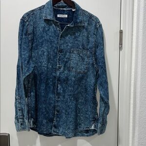 Tommy Bahama Dark Blue Casual Button Down Shirt